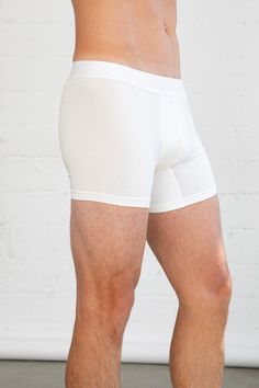 Mens boxer brief with tonal Magnlens elastic band. Solid Color Seamless Short Leg Boxer Briefs, Fitted Solid Color Boxer Briefs With Short Leg, Fitted White Boxer Briefs With Short Leg, White Fitted Boxer Briefs With Short Leg, Fitted White Boxer Briefs Short Leg, Solid Color Fitted Boxer Briefs With Short Leg, Fitted Solid Color Short Leg Boxer Briefs, Compression Boxer Briefs With Short Legs, White Stretch Multi-pack Boxer Briefs