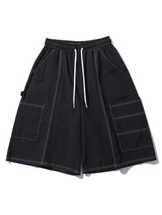 Composition : NYLON 100%Country of Origin : Republic of Korea Carpenter Shorts, Shorts Black, Short Pants, Black Pants, Capri Pants, Composition, Mens Outfits, The Originals, Pants