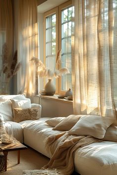 curtains, window curtains, olive green curtains, room ideas, room decor, organic window curtains, sustainable home Curtains Green, Elegant Curtains, Eco Friendly Home, Green Home, Home Curtains, Green Decor, Eco Friendly Living, Chic Bedroom