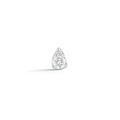 White Gold-1^Teardrop Diamond Earrings: Sophia Ryan Single Petite Teardrop Stud in White Gold Teardrop Diamond, Dana Rebecca Designs, Second Piercing, Stud Style, Ear Stack, Diamond Earring, Popular Styles, Diamond Carat, Diamond Stud