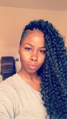 Yarn Locs, Locks Hairstyles, Hairstyles Locs, Curly Crochet Braids, Curly Styles, Faux Locks, Shaved Hair Designs