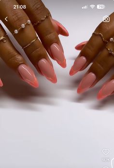 Almond Nail Black Women, Almond Shape Birthday Nails, Almond Nails Designs Black Women, Nails Almond Birthday, Nude Acrylic Nails Almond, Almond Shaped Nails Pink, Acrylic Nail Designs Almond Shape, Almond Nails Black Women, Nail Inspiration Almond