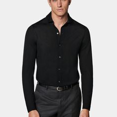 This black long-sleeve polo cardigan is tailored in a slim fit and features a polo collar, a full placket with a 7-button closure, and lightweight fabric for comfortable, stylish wear. Ties Shoes, Custom Tuxedo, Perfect White Shirt, Tuxedo Shoes, Tuxedo Accessories, Polo Cardigan, Black Tie Formal, Custom Made Suits, Tuxedo Pants