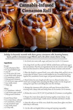 a recipe for cinnamon rolls with icing on top