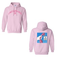 This item is MADE TO ORDER. Production can take up to 7 business days. Shipping time is additional, and varies per carrier. See details. Light pink hoodie. 50% Cotton, 50% Polyester. Our model is wearing size large (unisex). For sororities A-D, click here. Want to order 12 or more pieces? Order now. Pink Graphic Print Hooded Hoodie, Pink Hooded Graphic Print Sweatshirt, Pink Graphic Print Hoodie For Fall, Pink Hooded Hoodie With Graphic Print, Pink Hip Hop Sweatshirt For Spring, Pink Hoodie With Graphic Print For Fall, Pink Hoodie With Kangaroo Pocket For Streetwear, Fall Pink Hoodie With Graphic Print, Pink Graphic Print Hoodie