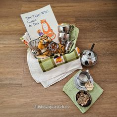 the tiger who came to tea gift basket