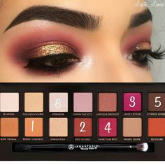 @IIIannaIII Eyeshadow Tutorial, Makeup Tutorials, Makeup Makeup, Love Makeup, Makeup Palette, Beautiful Makeup, Eye Makeup Tutorial