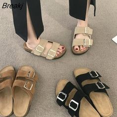 Shipping: Worldwide Express Shipping AvailableDelivery time: 7-15Days Fast ShippingReturns: Fast refund, 100% Money Back Guarantee.Brand Name: NoEnName_NullShoes Type: BirkenstockApplicable Place: OutsideUpper Material: FlannelHeel Height: Low (1cm-3cm)Origin: Mainland ChinaCN: ZhejiangSeason: SummerHeel Type: Flat withItem Type: SlippersModel Number: Nubuck Birkenstocks-YH427Fashion Element: BuckleDepartment Name: AdultOutsole Material: RubberWith Platforms: YesPlatform Height: 0-3cmStyle: LEIS Birkenstock Heels, Summer Outerwear, Summer Belt, Women Slippers Fashion, Shoe For Women, Flannel Fashion, Womens Slides Sandals, Women Slippers, Casual Slippers