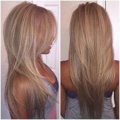 Long Hair V Cut, Long Fine Hair, Smink Inspiration, Ash Blonde Hair, Long Layered Hair