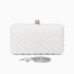 Silver Luxury Pearl Clutch For Party, Glamorous Pearl Clutch With Pearl Handle, Chic Pearl-embellished Clutch For Formal Occasions, Pearl Clutch With Pearl Embroidery For Evening, Chic Pearl Clutch For Party, Embellished Pearl Evening Bag, Chic Pearl Clutch For Formal Occasions, Glamorous Pearl-embellished Evening Bag For Events, Glamorous Pearl Clutch For Formal Occasions