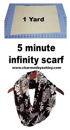 the instructions for how to make an easy scarf