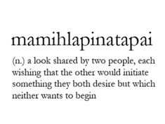 the words in an english language are written with black and white ink, which reads mamilapantapai