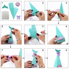 instructions to make an origami bird