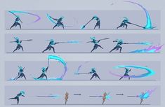 the animation shows how to use different poses and shapes for an animated character's avatar