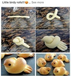 some food that is being made to look like animals