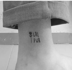 Feminist Tattoo, Girl Power Tattoo, Power Tattoo, Ring Finger Tattoos, Shape Tattoo, Bff Tattoos, Disney Tattoo, Arrow Tattoo, Grl Pwr