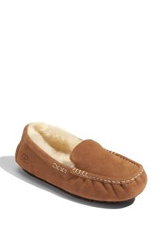 UGG® Australia 'UGGpure™ Ansley' Slipper (Women) available at #Nordstrom Uggs For Cheap, Ugg Boots Sale, Slippers Online, Moccasin Slippers, Moccasins Style, Loafer Slippers, Moccasins Slippers, Ugg Slippers, Slipper Shoes