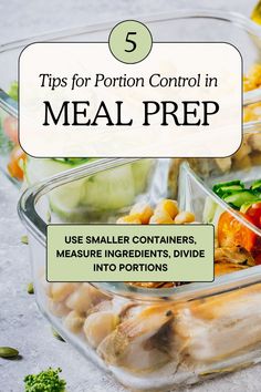 Use these tips to maintain balanced portions in your prepped meals.  #portion #control #healthy Prepped Meals, Easy Healthy Eating, Healthier You, Meal Prep, Healthy Eating