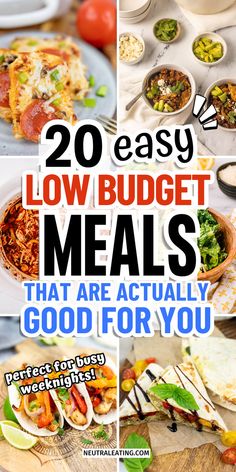 20 Healthy Budget Meals (cheap dinners instapot, cheap dinners chicken breast, dinner ideas for lazy people) Aldi Dinners, Freezer Casserole, Poverty Meals, Single Meals, Quick Dinner Recipes Healthy, Low Budget Meals, Meals On A Budget, Healthy Budget