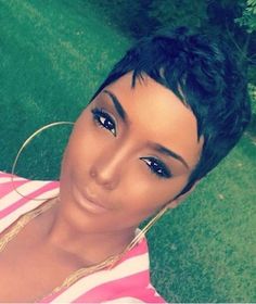 Short Hair Straight, Black Hair Short Cuts, Short Sassy Hair, Sassy Hair, Hair Affair, Hairstyles Summer, Short Black Hairstyles, Hair Straight