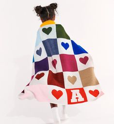 children's blanket, kids blanket, custom blanket, custom kid blanket, custom children blanket, custom, blanket Village Kids, Rainbow Blocks, Takes A Village, Look Expensive, Early Black Friday, Letters For Kids, Custom Blanket