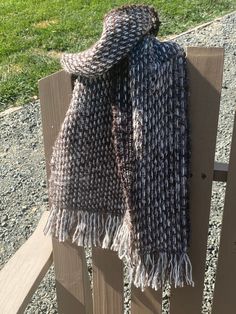 "Handspun, handwoven alpaca scarf made right here on the farm! \"Fleece to piece\" is my motto. This gorgeous alpaca scarf is super soft, warm and cozy. Appropriate for both men and women, this scarf will make a wonderful addition to your wardrobe or a unique gift for loved ones." Wool Handwoven Winter Scarves, Handwoven Wool Scarves For Winter, Winter Wool Handwoven Scarves, Brown Handwoven Winter Scarves, Handwoven Scarves For Fall, Casual Alpaca Scarves For Fall, Handwoven Alpaca Winter Scarf, Handwoven Alpaca Scarves For Winter, Handwoven Alpaca Scarves For Fall