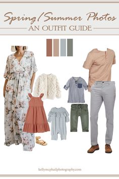 an outfit guide for spring and summer