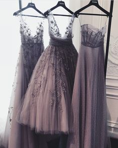 Paolo Sebastian Dresses, Typical Girl, Paolo Sebastian, Prom Dresses Cheap, Mismatched Bridesmaids, Mismatched Bridesmaid Dresses, Party Mode, V Neck Prom Dresses, Tulle Bridesmaid Dress