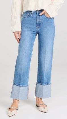 Fast Free Shipping & Free Returns on Veronica Beard Jean Dylan High Rise Straight Leg Jeans at Shopbop. Shop new arrivals from Veronica Beard Jean at Shopbop.com Spring Denim Jeans With Button Cuffs, Medium Wash Denim Jeans With Button Cuffs, Straight Leg Denim Jeans With Button Cuffs, Trendy Spring Jeans With Button Cuffs, Trendy Jeans With Button Cuffs For Spring, Denim Bottoms With Button Cuffs Straight Leg, Cuffed Ankle Denim Bottoms For Fall, Denim Bottoms With Cuffed Ankles For Fall, Straight Leg Jeans With Button Cuffs For Spring