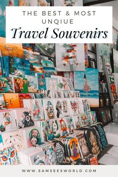 the best and most unique travel souvenirs in europe with text overlaying