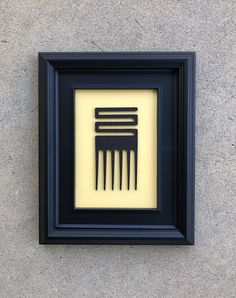 African Comb, Sankofa Symbol, Symbol For Strength, Afro Pick, African Inspired Decor, African Symbols, Confident Person, African Interior, African Theme