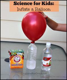 science for kids inflate a balloon