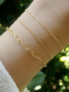 ⚒️ Made to Order ⚒️ Estimated Ship Date: 5 Dainty 14k Gold-filled Paperclip Bracelet For Everyday, Dainty 14k Gold-filled Paperclip Bracelet With Delicate Chain, Minimalist 14k Gold-filled Paperclip Bracelet, Gold-tone 14k Gold Oval Link Paperclip Bracelet, Elegant 14k Gold-filled Paperclip Bracelet With Adjustable Chain, Solid Gold Bracelet, Big Diamond, Silver Chain Style, Solid Gold Chains