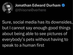 a tweet that reads, jonathan edward durham