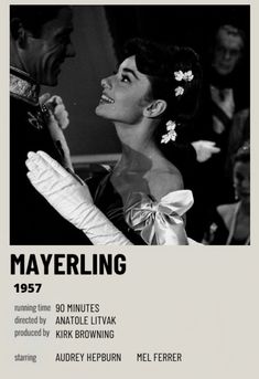 the poster for mayering shows a man and woman