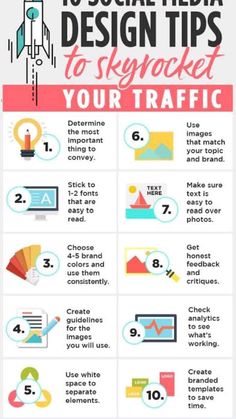 the top 10 social media design tips for your traffic