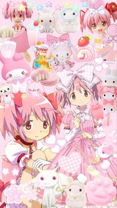 Kawaii madokamagica madoka anime pink pastel cute kawaii animecollage picsart collagecute Madoka Magica Collage, Kawaiicore Wallpaper Ipad, Magica Madoka Wallpaper, Madoka Wallpaper Iphone, Madoka Kaname Wallpaper, Madoka Magica Background, Kawaii Core Wallpaper, Madoka Wallpaper, Madoka Magica Wallpaper