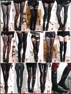 Cool Tights, Mode Steampunk, Goth Outfit, Diy Kostüm, Pastel Outfit, Gothic Steampunk, Rocker Chic, Emo Scene