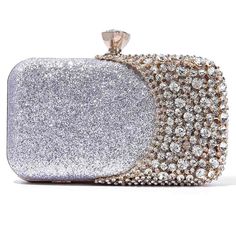 PRICES MAY VARY. 1920s flapper clutch is made of sparkly rhinestone and high quality alloy, durable, exquisite and elegant. Rhinestone evening bag has magnetic snap button and detachable chain, enough room for daily basics like smartphones, credit cards, cash, keys, mini perfumes, makeup products.(Size: 8.1*2.1*5.9inch). Glitter crystal handbags is a great choice for wedding, party, prom, dinner, dating, cocktail, it is also convenience for shopping, night out, travel, daily life or formal occas Prom Handbag, Mini Perfumes, Prom Dinner, Crystal Purse, Crystal Handbag, Animal Bag, Ladies Bags, 1920s Flapper, Handbag Black