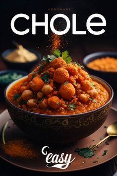 Bowl of homemade chole garnished with spices and herbs. Japanese Sukiyaki Recipe, Chole Recipe, Chole Masala, Punjabi Cuisine, Jeera Rice, Easy Indian Recipes, Using A Pressure Cooker, Hearty Meal, Taste Made