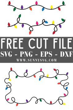 free christmas light svg Christmas Light Svg, Christmas Svg Files Free, Christmas Lights Clipart, Christmas Party Games For Kids, Cricut Svg Files Free, Christmas Light Bulbs, Svg Kids, Christmas Svg Files, Free Cut Files