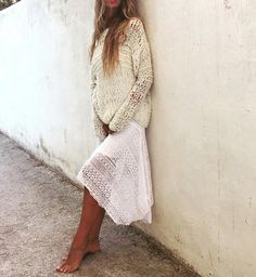 Ivory white loose knit slouchy sweater Make Your Own Hat, Homemade Dress, Gibson Girl, Slouchy Sweater, Ivory Sweater, Loose Knit Sweaters, Alpaca Yarn, Loose Knit, Pullover Sweater Women