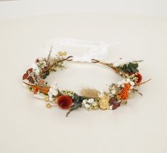 Rose Dried Flowers Crown,Boho Bride Crown,Dried Flowers Crown,Bridal Crowns  Boutonniere 3.5"-4.7" H Adult Crown 18" L Child Crown 16"-17" L Bridal Set : Adult Crown+Boutonniere  Product maintenance and functionality: 1.These are all 100% handmade tailor-made for you, each with slight differences and are unique. 2. All materials are preserved flowers or natural dried flowers, which do not require watering and can be stored in a dry environment for 1-3 years! 3.If you need to clean, you can use a Bridesmaids Flower Crown, Wedding Crown Flower, Bride Flower Crown, Bohemian Flower Crown, Fall Flower Crown, Dried Flower Crown, Flower Crown Bridesmaid, Flower Crown Bride, Floral Crown Wedding