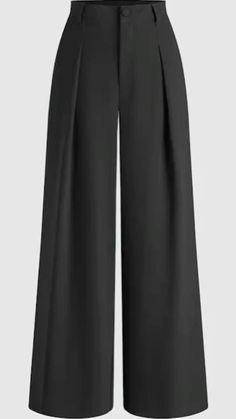 Trendy Trousers, Women Trousers Design, Straight Suit, Trendy Trouser, Women Trousers, Pants High Waisted, Trousers For Women, Casual Wide Leg Pants, Business Work