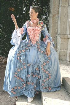 18th Century Gown, Historical Gowns, Rococo Dress, 18th Century Dress, 18th Century Clothing