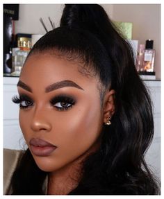 Makeup Looks For Black Women Smokey Eye, Formal Makeup On Black Women, Smokey Eye Makeup On Black Women, Brown Smokey Eye Makeup Black Women, Smokey Eye Black Women, Smokey Eye Makeup Black Women, Smokey Eye Makeup Video, Smokey Eyes Tutorial, Smokey Eye Makeup Steps