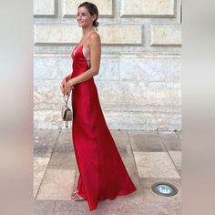 New With Tags!! 100% Real Silk Gown. Questions? Leave A Comment Below! Prom Dress Inspo, Strappy Dress, Silk Gown, Dress Inspo, Strappy Dresses, Mulberry Silk, Zara Dresses, Prom Dress, Colorful Dresses