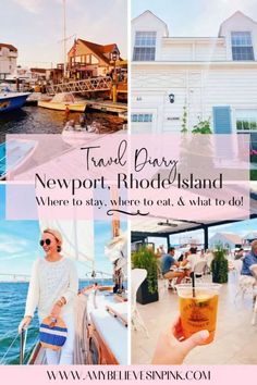 travel diary from newport, rhode island where to stay, where to eat and what to do