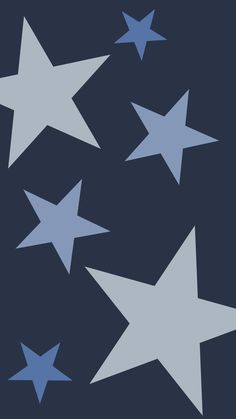 five white and blue stars against a dark background