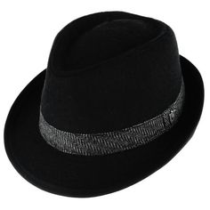 This classy fedora hat is great to wear all year long. It features a 2-inch turned up brim and also has an interior sweatband to keep you comfortable. The pinch front crown adds to the styling of the hat the phoenix hatpin really sets this fedora apart from the rest. Luxury Casual Black Fedora, Luxury Men's Formal Fedora, Black Formal Fedora Felt Hat, Luxury Brimmed Fedora, One Size, Men's Fedoras Hats Over $275.00, Mens Fedora, Fedora Hat Men, Types Of Hats, Weather Wear